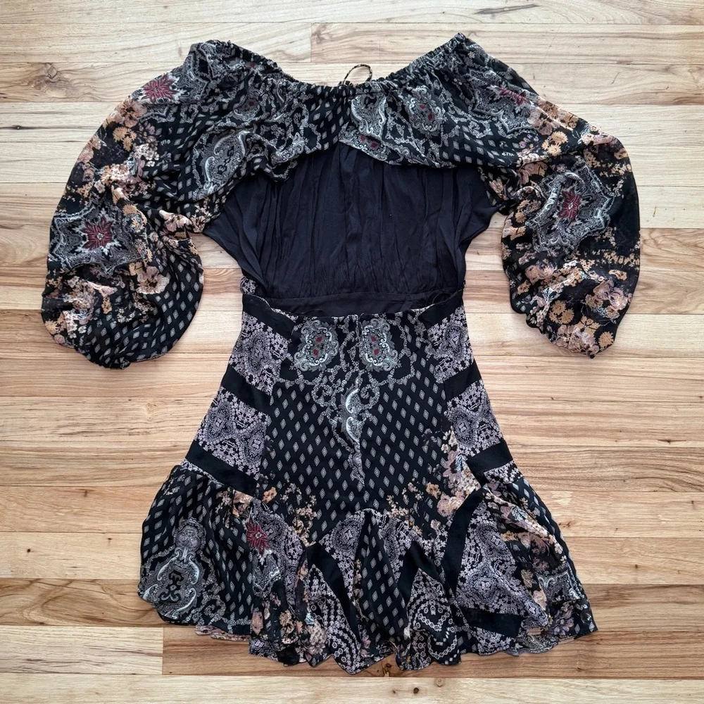 Free People Seven Wonders Mini Boho Dress
